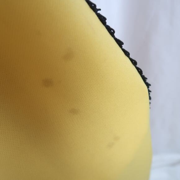 Vintage 70s JCPenney Yellow Bell Bottom Flare Jumpsuit Disco XS - Picture 9 of 9